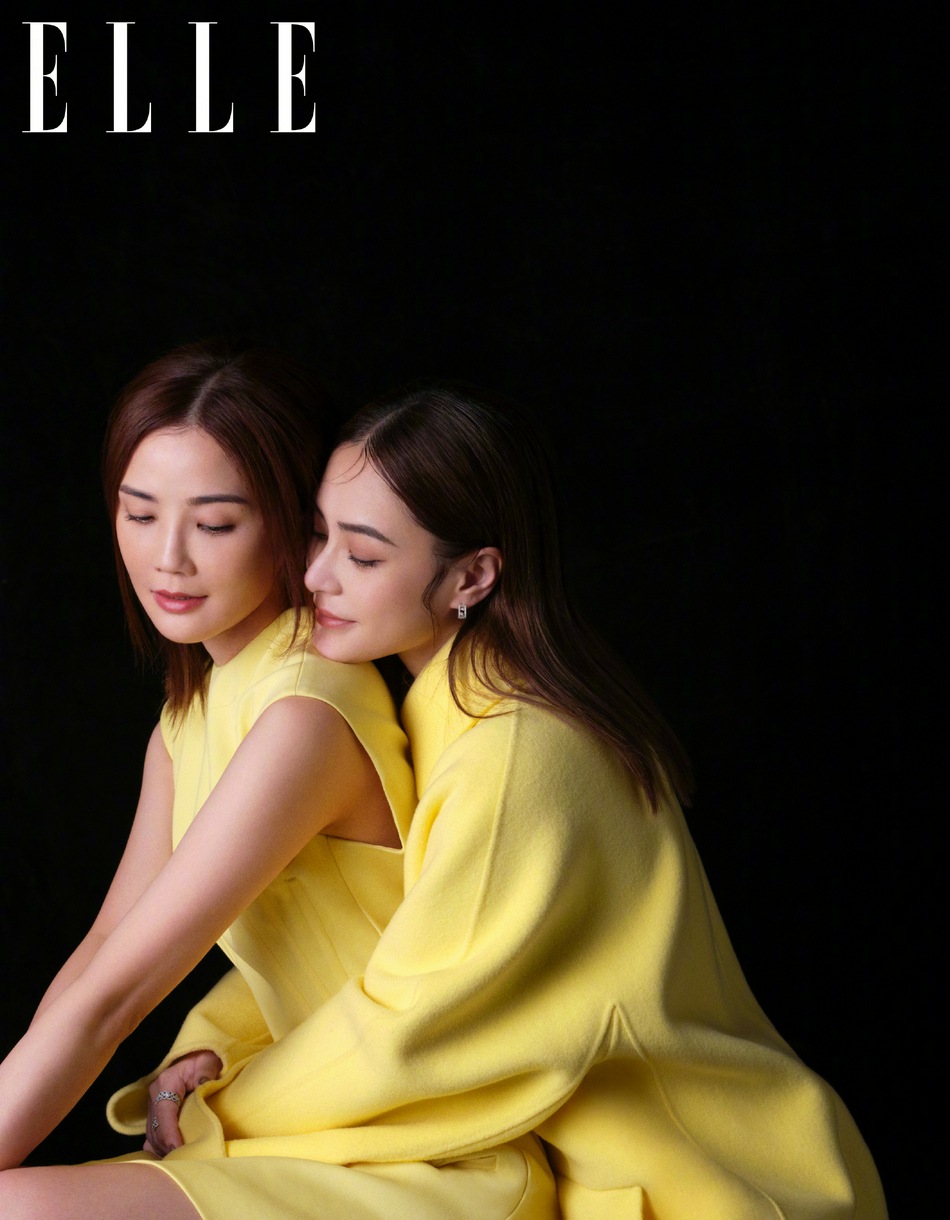 容祖儿Twins霍汶希姐妹情深时尚写真